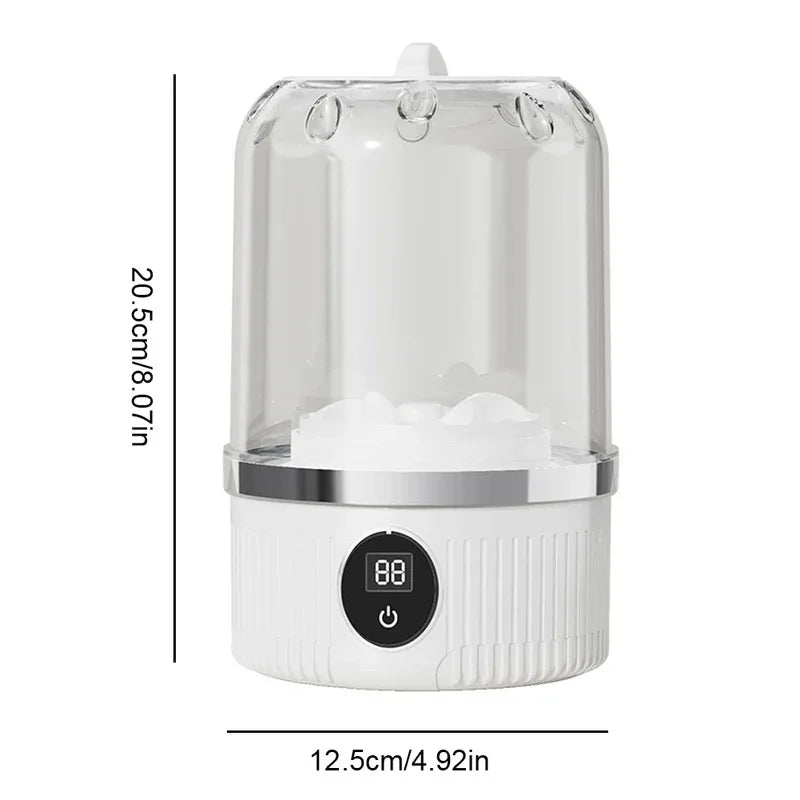 Mini Washing Machine Portable Washer Underwear Washer Rechargeable Automatic Laundry Cup Washing Machine Travel Home Dormitory