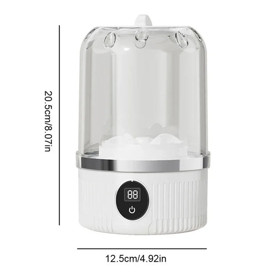 Mini Washing Machine Portable Washer Underwear Washer Rechargeable Automatic Laundry Cup Washing Machine Travel Home Dormitory