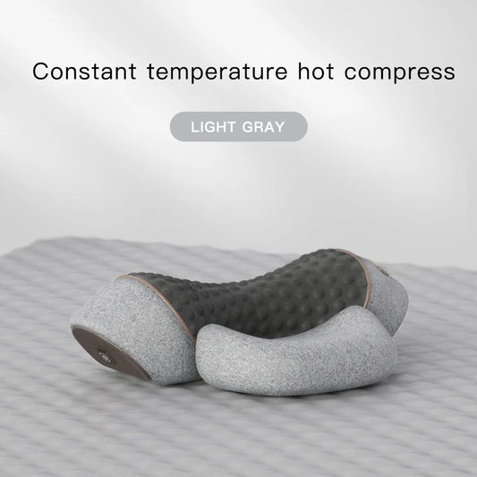 3 In 1 Neck Massager Pillow Electric Cervical Pillow Lifting Traction Relax Hot Compress Vibration Massage Neck Pain Relief