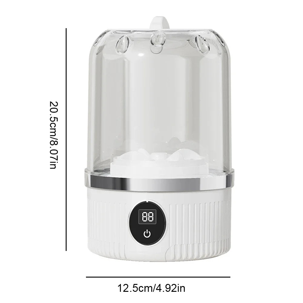 Mini Washing Machine Portable Washer Underwear Washer Rechargeable Automatic Laundry Cup Washing Machine Travel Home Dormitory