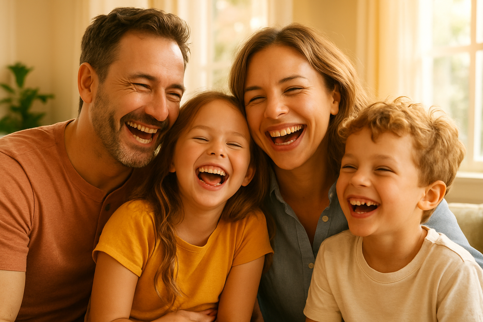 Family happy